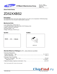 Datasheet ZD5227B производства Cystech